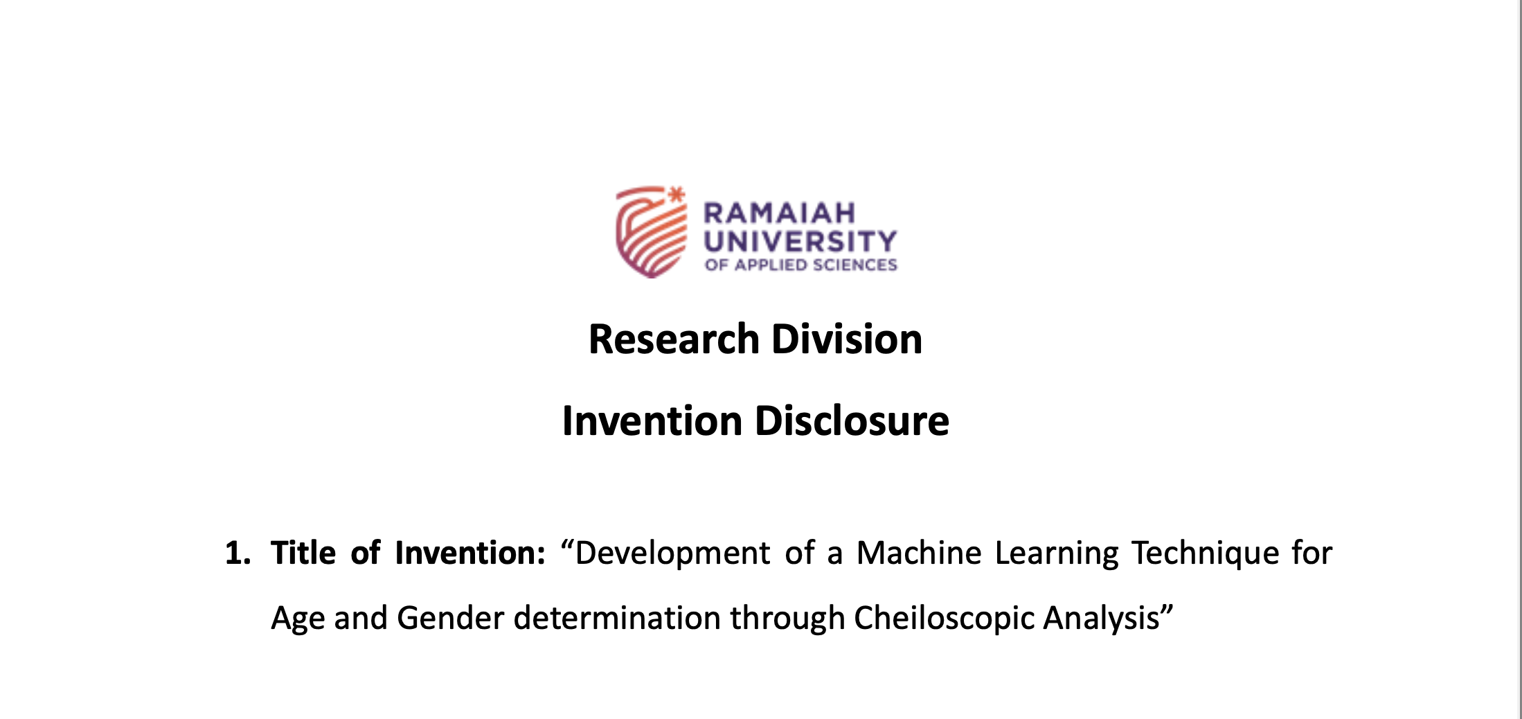 Screenshot of ML for Cheiloscopic Analysis