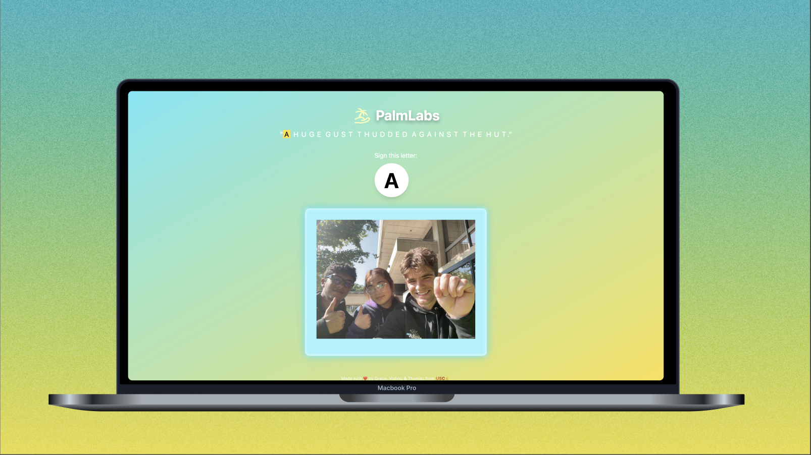 Screenshot of PalmLabs